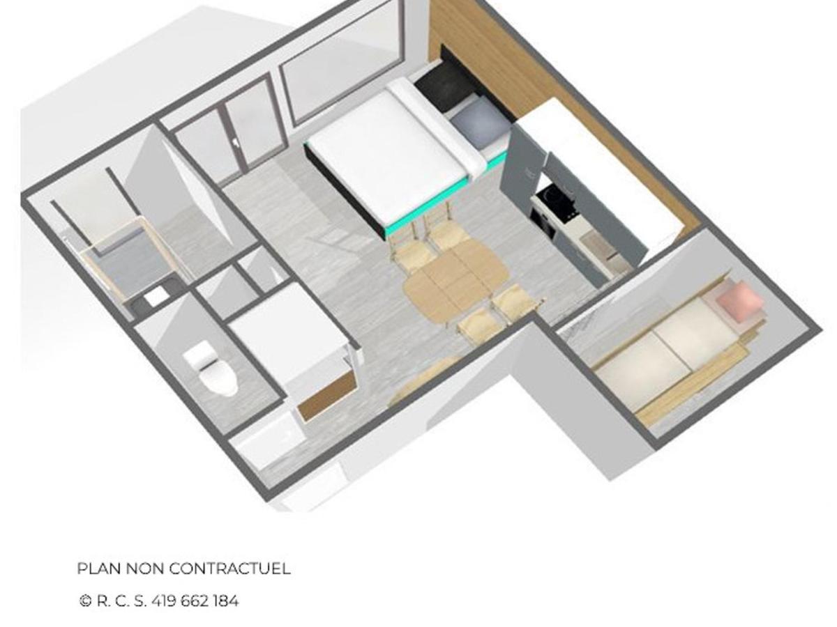 Studio Renove Pour 4, Ski Aux Pieds, La Croisette, Les Menuires - Fr-1-452-230 Saint-Martin-de-Belleville Eksteriør billede